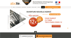 Desktop Screenshot of abcliv.fr